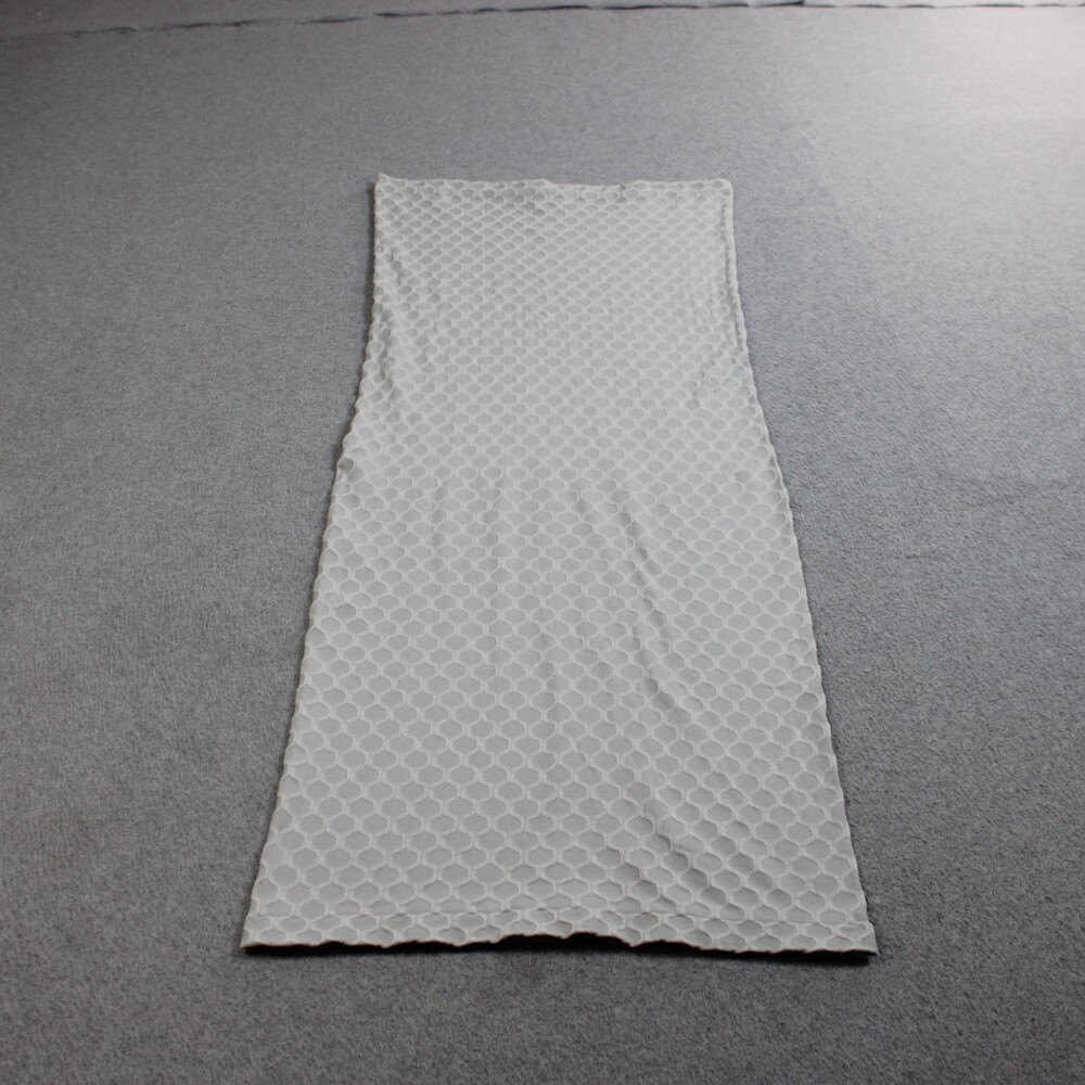 Wolford Dress Women Medium Gray Bodycon Sheath Midi Tube Top Sleeveless Stretchy